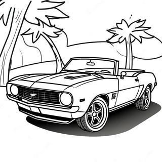 Lita Bok Um Camaro Cabriolet A Hreyfingu 78688 21036