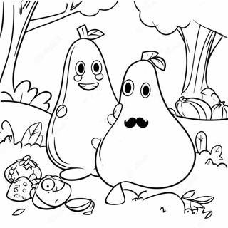 Veggietales Persónur Píknik Litabók Litasíður