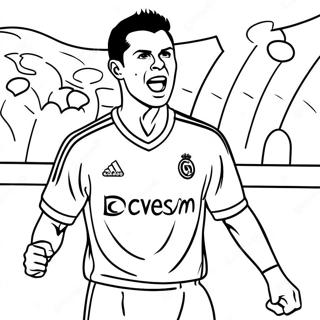 Cristiano Ronaldo Fagnar Marki Litabok 7936-831