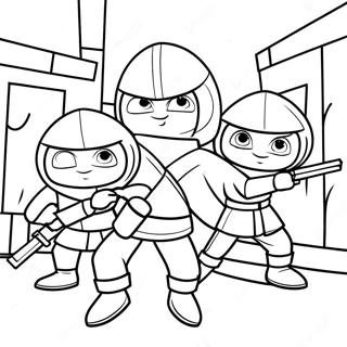 Hugrakkar Spiona Ninjur Verkefni Litabok 80723-22610