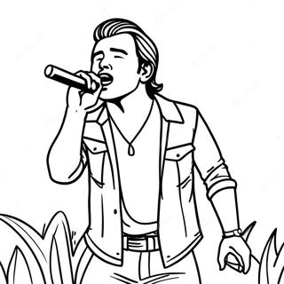 Morgan Wallen Syngjandi A Svidi Litabok 80746-22618