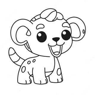 Skemmtileg Funko Pop Dyralitunarsida Litasíður