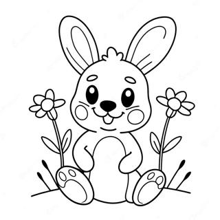 Saet Spring Bonnie Med Blomum Litabok 81339-23080