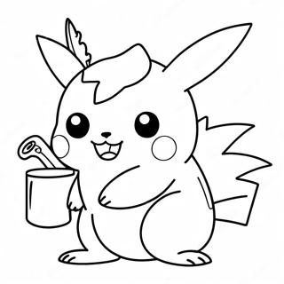 Halloween Pikachu Litasíður