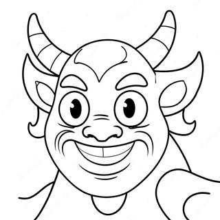 Vinalegur Djofull Med Brosi Litabok 82063-23652