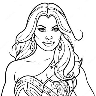 Wwe Diva I Glaesilegum Fotum Litabok 82987-24395