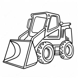 Teiknimynd Skid Steer Litabok 83550-24839