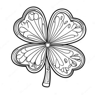 Skreyttur Fjorblada Klover Litabok 83884-25104