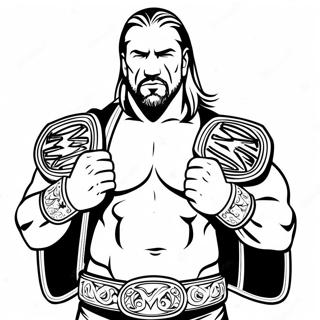 Triple H Halda Tveimur Belti Litabok 85290-26279