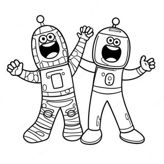 Muno Dansandi Yo Gabba Gabba Litabok 86465-27216