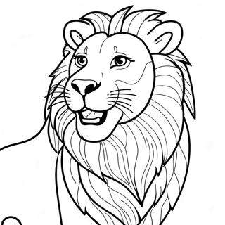 Mikill Ljon Oskraandi Litabok 86491-27235