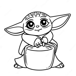 Baby Yoda Halda Bolla Litabok 8652-1954