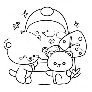Rilakkuma Med Saetum Vinum Litabok 86927 27556