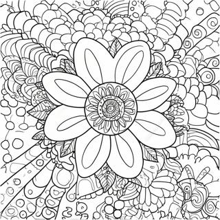 Skapandi Dott List Blom Litabok 87365 27896