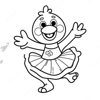 Hamingjusam Chica Dansandi Litabok 87647-28114