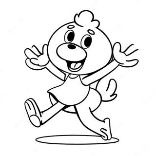 Hamingjusam Chica Dansandi Litabok 87647-28116