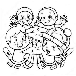 Litabok Med Fjolbreyttum Bornum Ad Leika Saman 88314-28809