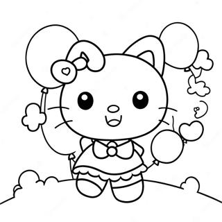 Hello Kitty Med Blodrum Litabok 88390-28861