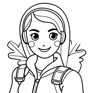 Litabok Fortnite Stulka Litasíður