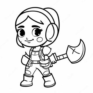 Litabok Saet Fortnite Stulka Med Hakka Litasíður
