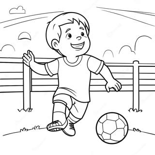 Arthur Ad Spila Fotbolta Litabok 89113-29426