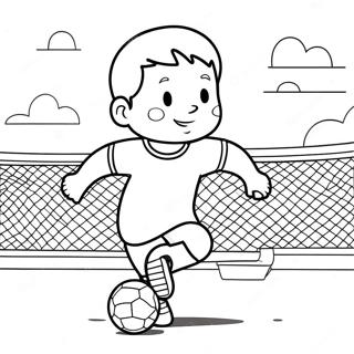 Arthur Ad Spila Fotbolta Litabok 89113-29428