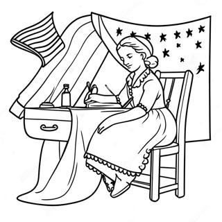 Litabok Um Betsy Ross Sauma Flaggid 90715-30669