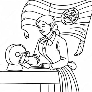 Litabok Um Betsy Ross Sauma Flaggid 90715-30670