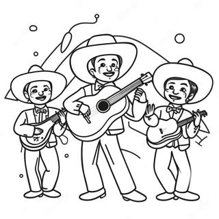 Cinco De Mayo Mariachi Hljómsveit Litabók Litasíður