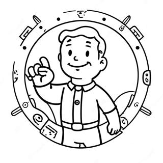 Fallout Vault Boy Litabok 91096-31027