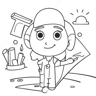 Skapandi Listamadur Vinnustarf Litabok 91762-31547