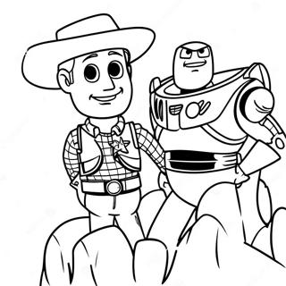 Woody Og Buzz Lightyear Aevintyralitabok 94565-33924