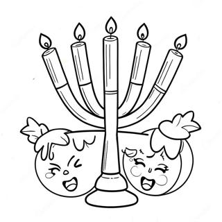 Sæt Hanukkah Litasíður