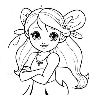 Flóra Úr Winx Klúbbnum Litunarsíða Litasíður