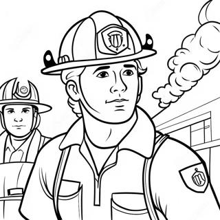 Djarfur Slokkvilidsmadur Litabok 96827-35889