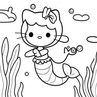 Aevintyraleg Litabok Hello Kitty Sjokona Undir Vatni 97519-36427