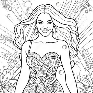 Beyonce I Glitrandi Kjol Litabok 97674 36639