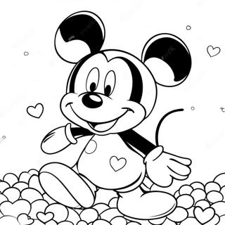 Mickey Mouse Umkringdur Ast Hjortum Litabok 99139-37829