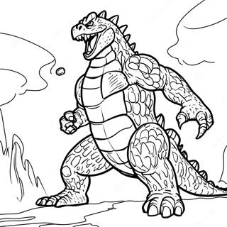 Episkur Godzilla Vs Skrimsli Litabok 99678-38437